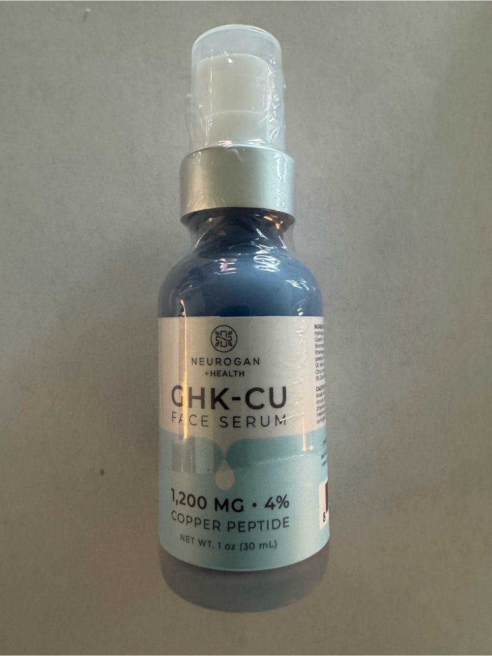 Neurogan CHK-CU Face Serum - 1200 mg 4% Copper Peptide Sealed
